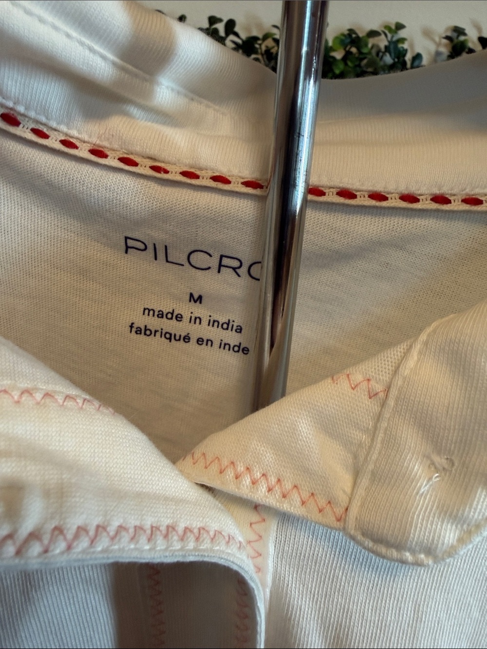 NWT Pilcro Colorblock Peplum Polo Top size medium - Picture 3 of 6